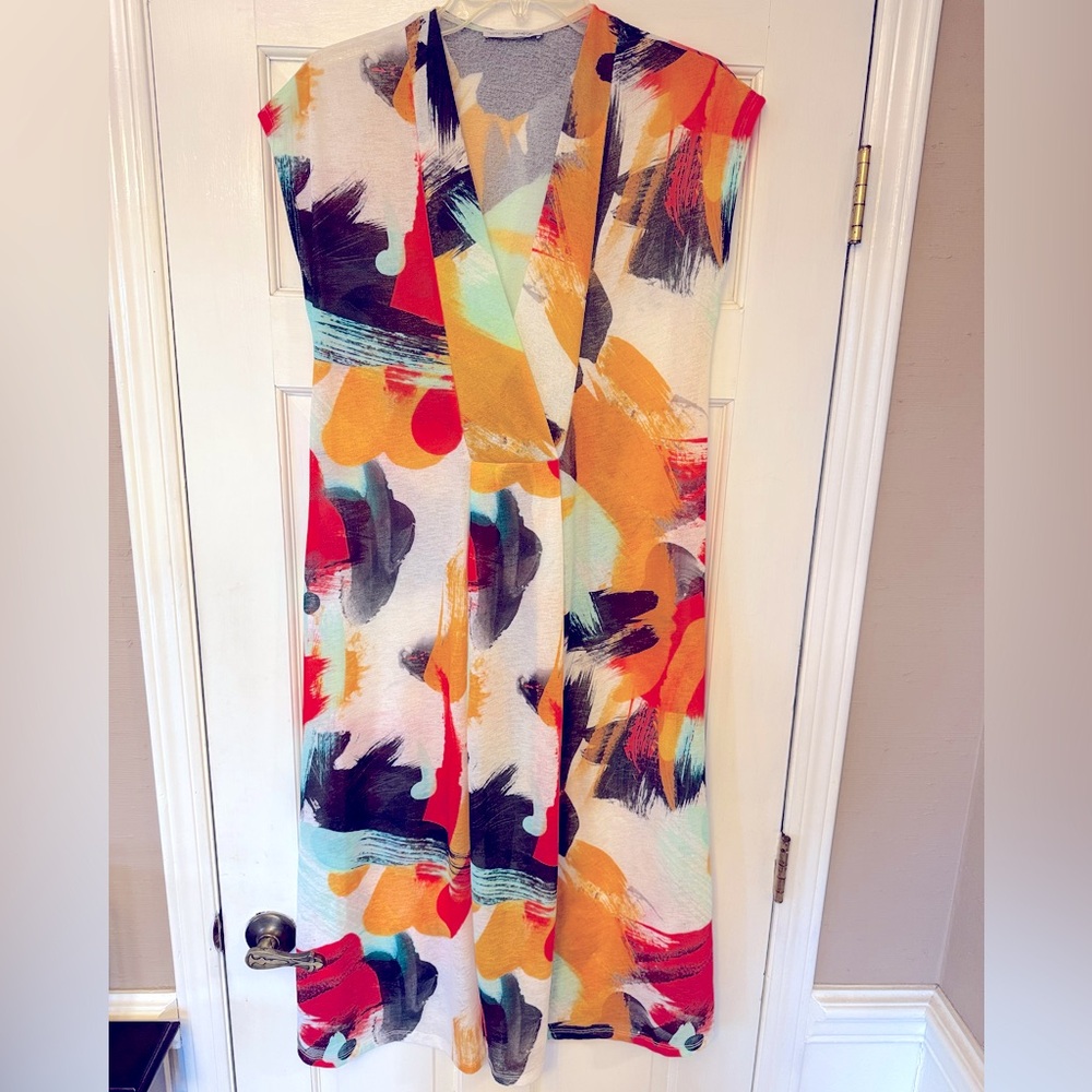 Zara‎ Multicolor Abstract Dress